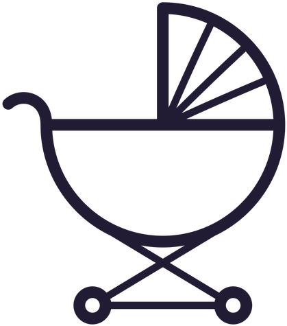 Baby Carriage Stroke Icon Transparent Png - Baby Products Icon (512x512)