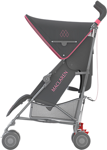 Maclaren Quest - Maclaren 2016 Quest Charcoal Primrose (487x517)