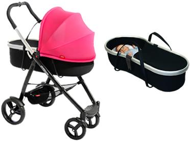 Smart With Peanut Carrycot - Phil And Teds Smart Peanut (439x345)