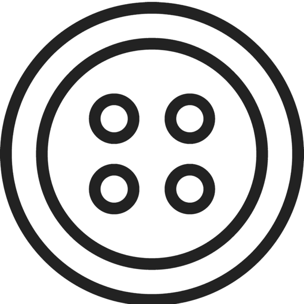 Button Outline Rubber Stamp - Maker's Mark (600x600)