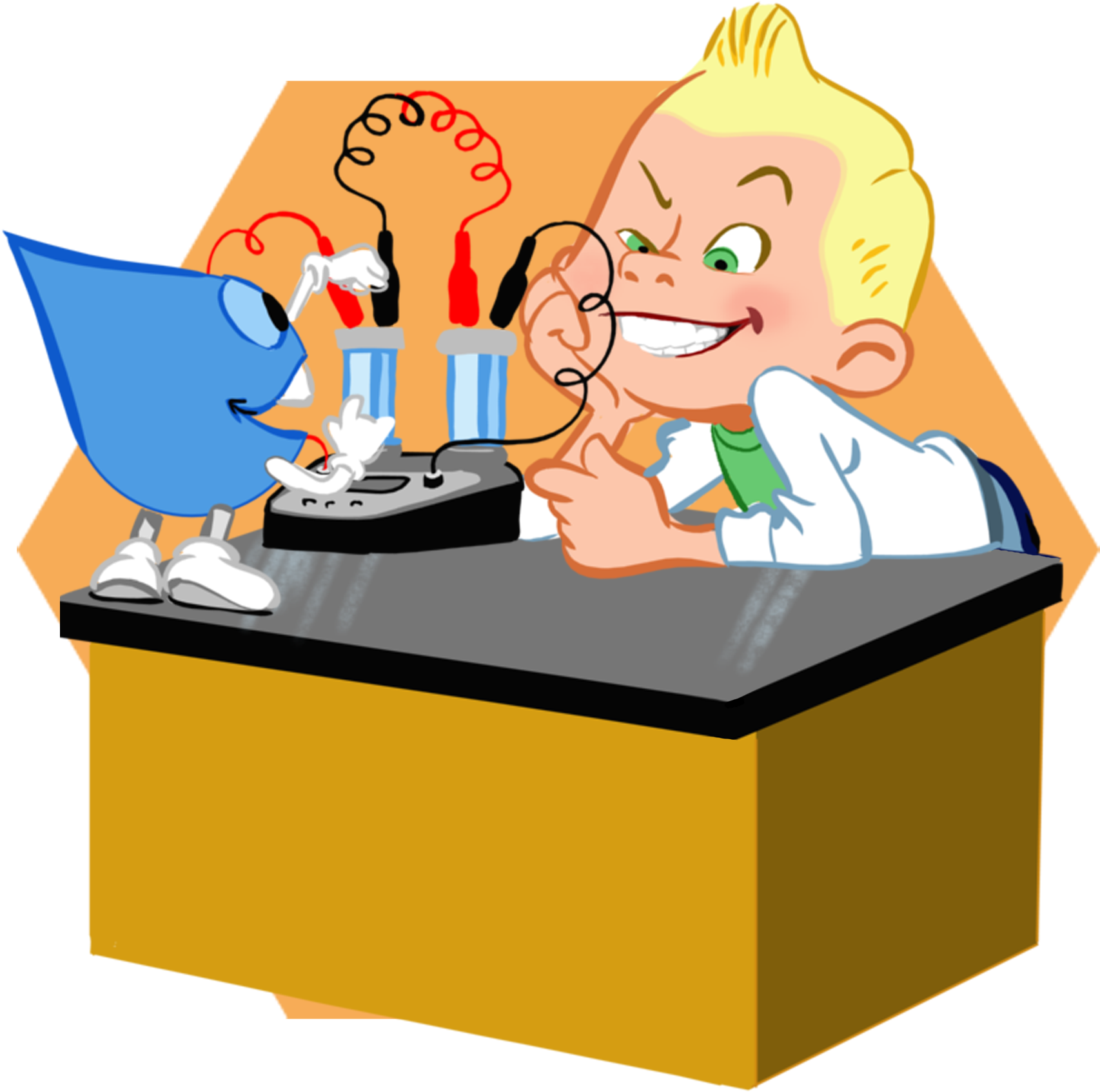 Electrolysis And Electric Battery - Electrolysis (1800x1800)