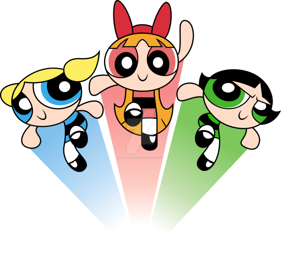 The Powerpuff Girls By Jadebutterfly13 - So Once Again The Day Is Saved Thanks To (923x865)