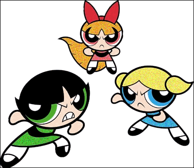 Powerpuff Girls Glitter Gifs - Powerpuff Girls Blossom Bubbles Buttercup (400x347)