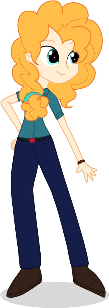 Anonymous Artist, Equestria Girls, Equestria Girls-ified, - My Little Pony Equestria Girls Pear Butter (404x1044)