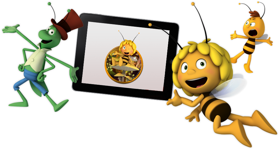 Free Wallpapers - Polštářek Včelka Mája 3d 40x40 (1050x650)