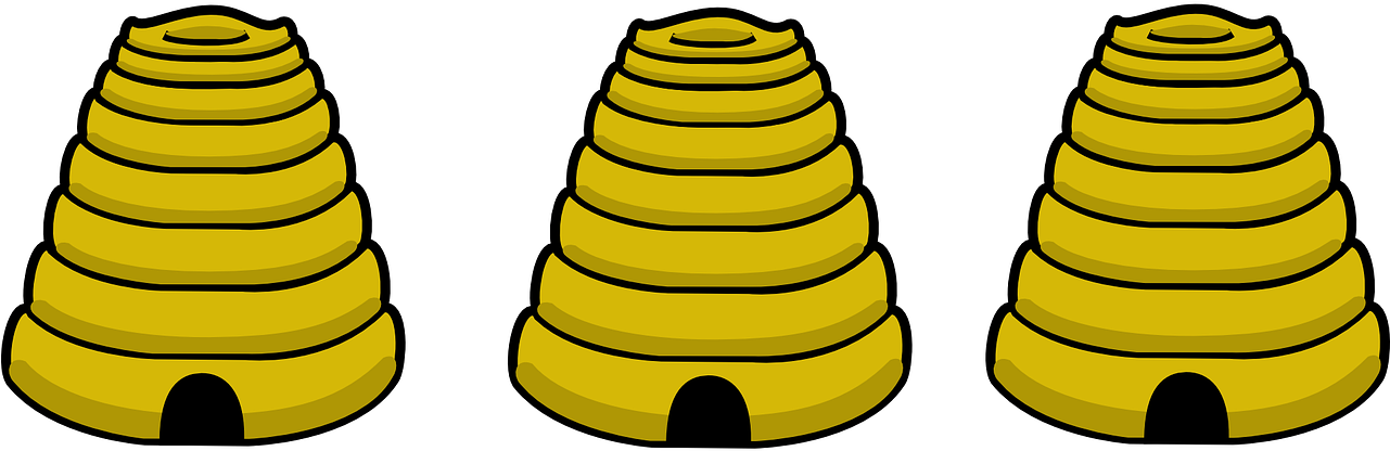 Bee Hives Honey - Panales De Abejas En Caricatura (1280x640)