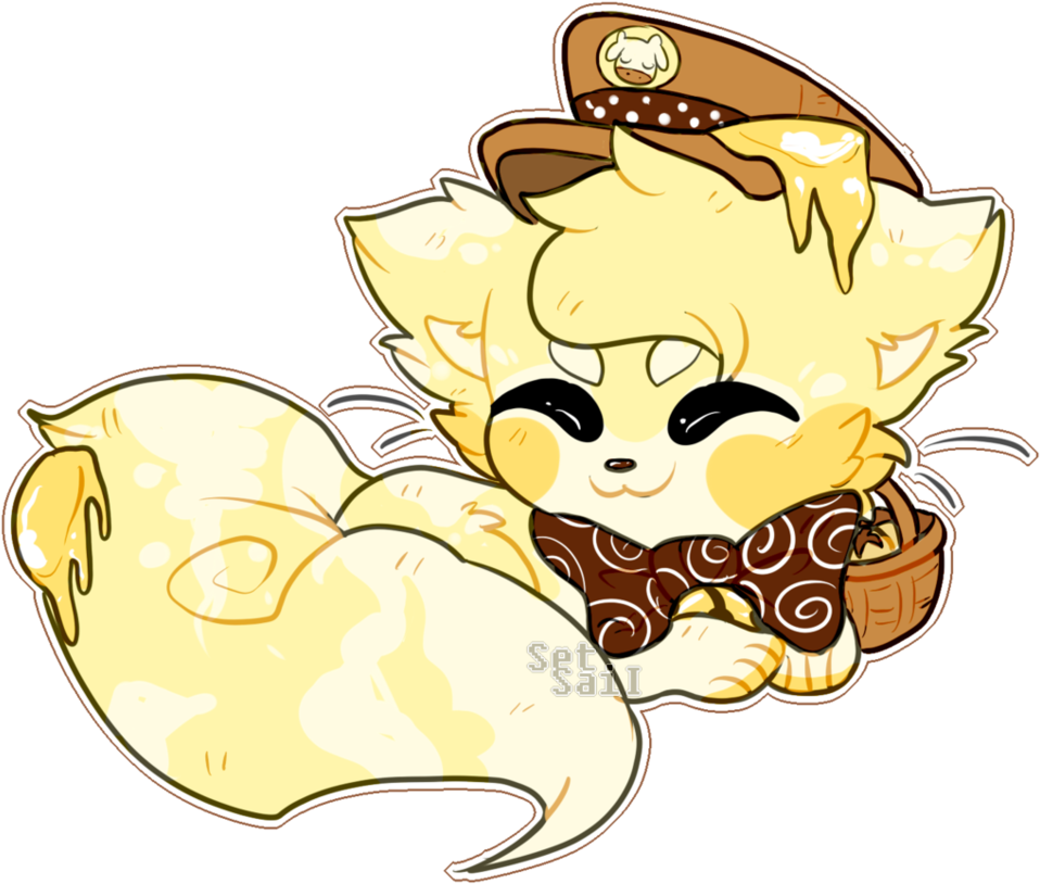 [commish] Butter Kitten By Setsaii - Cartoon (965x827)