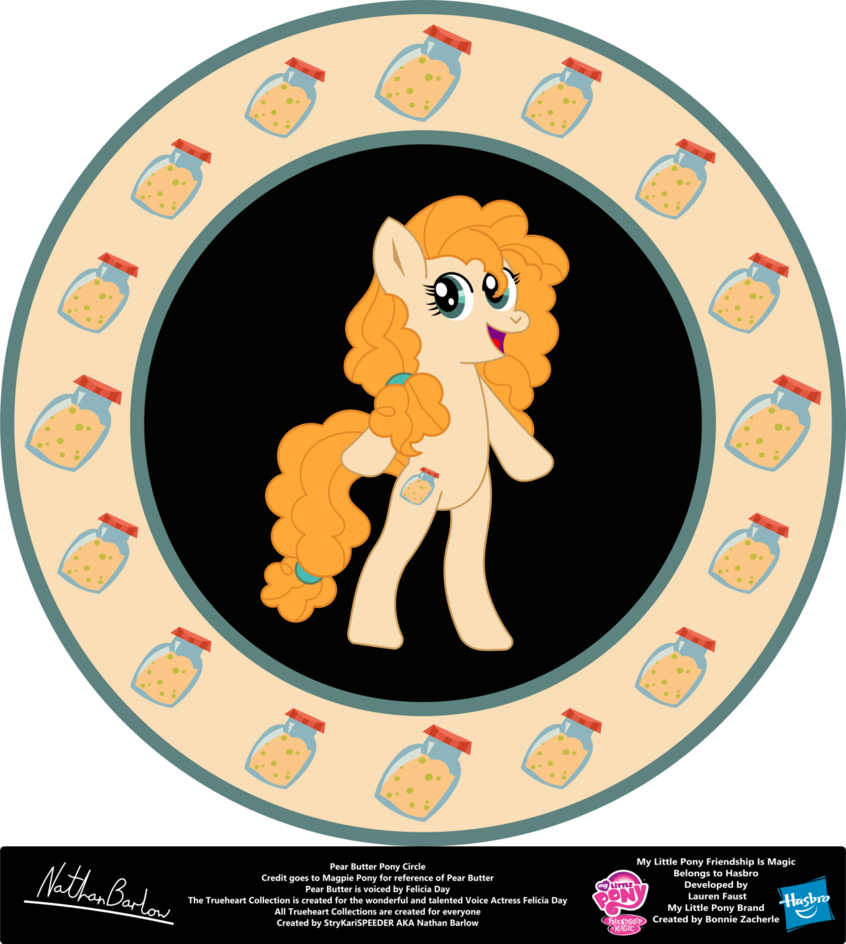 Pear Butter Pony Circle By Strykarispeeder - Pony (846x944)