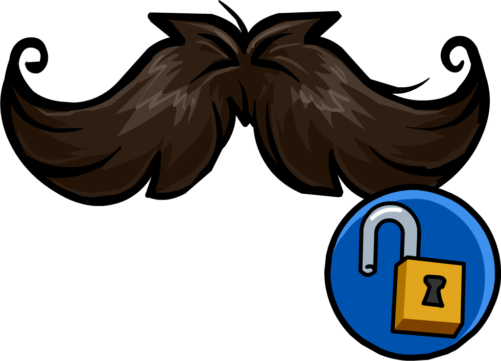 Curly Moustache Unlockable Icon - Curly Moustache Unlockable Icon (1023x736)