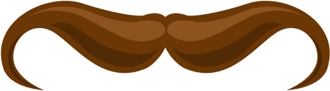 Blonde Hipster Mustache 11 Transparent Png - Bigote Png (512x512)