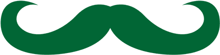Green St Patrick Mustache Transparent Png - Blonde Moustache Png (512x512)