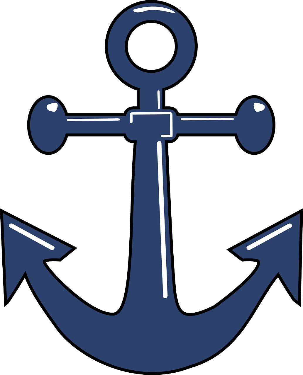 Monday January 12 The Anchor Holds - Navy Anchor Clip Art (1033x1280)