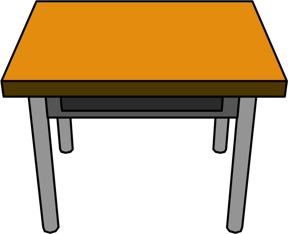 Cl Room Table Clipart Clip Art Of Table Clipart - Classroom Table Clipart (1050x884)