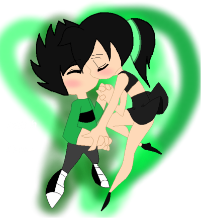 Bruer X Butch Ppgd Kissing By Ello-artists - Ppgd Bruer (400x434)