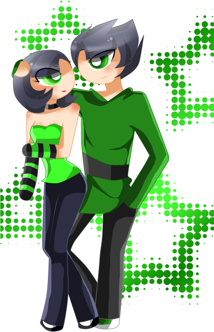 The Green Stars By Nanakoblaze - Buttercup And Butch Married (700x1142)