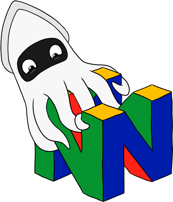 Happy 3rd Anniversary N64 Squid - Nintendo 64 (800x800)