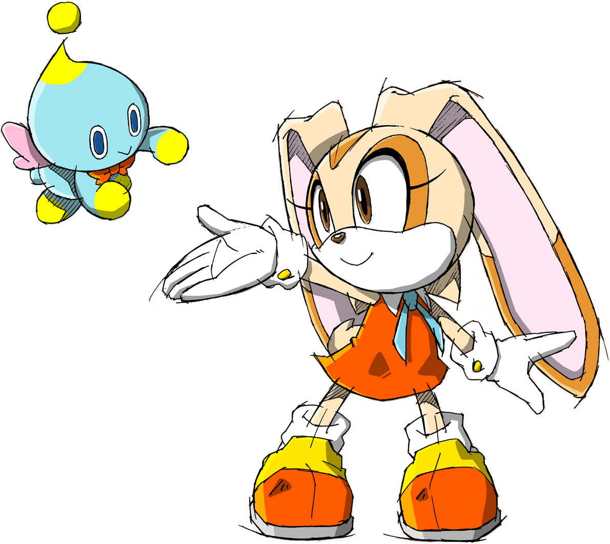 Cream The Rabbit & Cheese - Cream The Rabbit And Cheese (1190x1061)