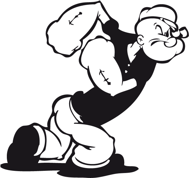 Popeye Silhouette Pictures To Pin On Pinterest - Popeye Rush For Spinach /gba (800x600)
