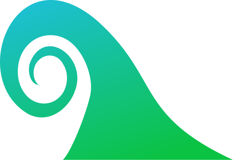 Ocean Wave Clip Art - Green Wave Clip Art (800x550)