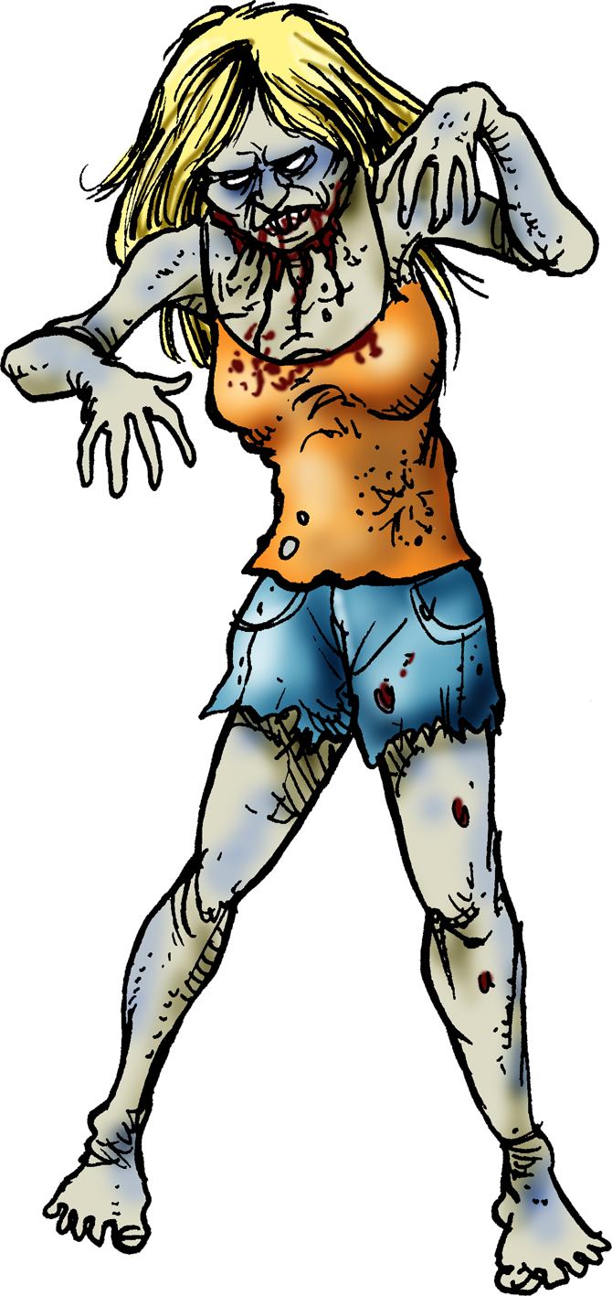 The Zombie Outbreak Is Already Happening - Clip Art (670x1417)