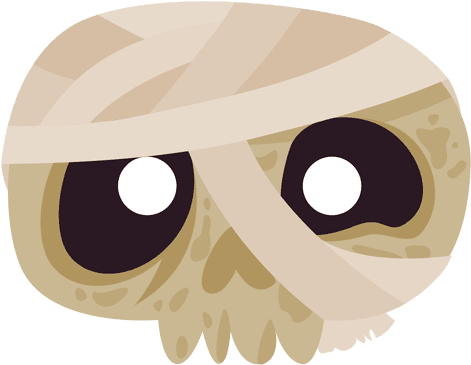 Halloween Skull Mask Bandage Transparent Png - Mask (512x512)