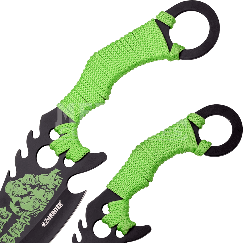 Zombie Apocalypse Dagger Set - Z-hunter Knives 1282 Fantasy Fixed Blade Set (850x850)