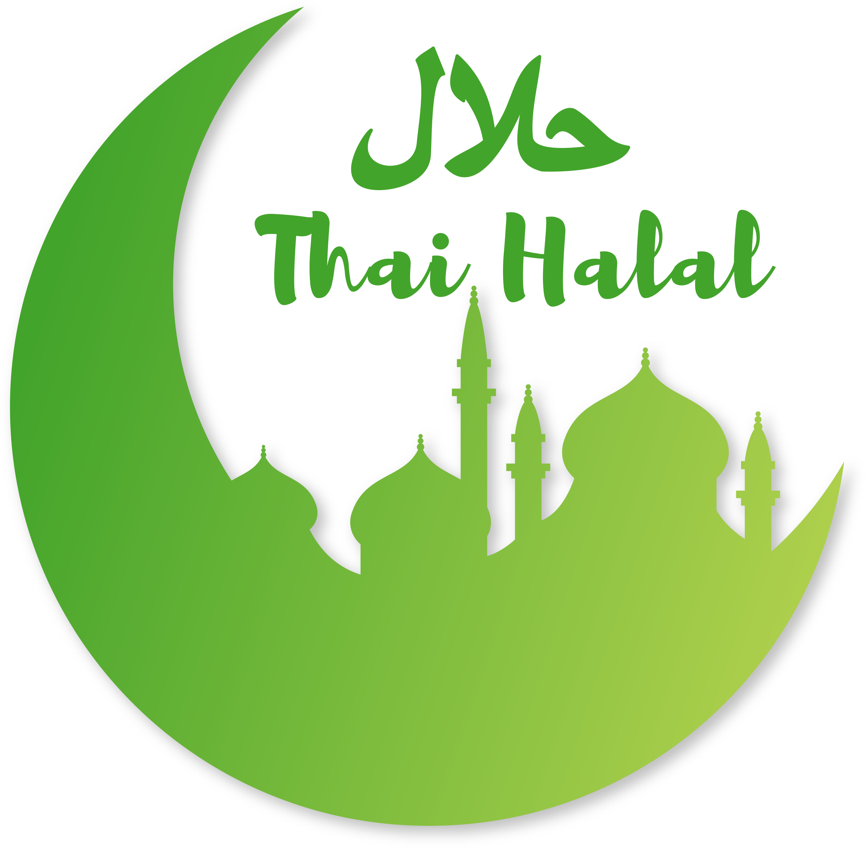 Halal Food Information Center - Logo Muslim Thailand (2772x2717)
