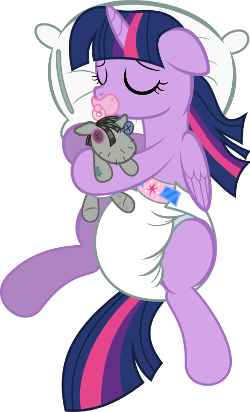 Baby Twilight - Twilight Sparkle Diaper Change (493x810)