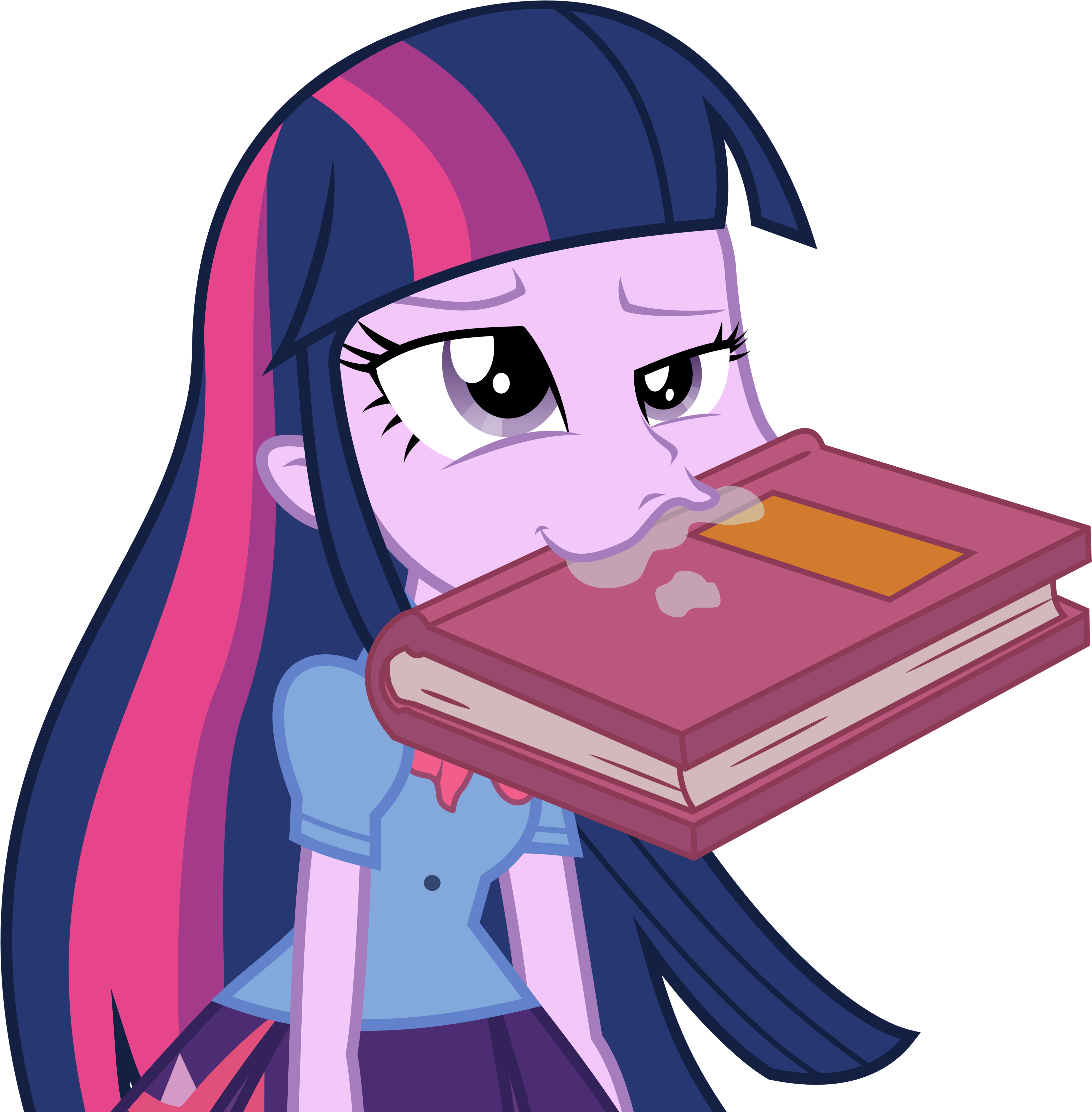 My Little Pony Friendship Is Magic Baby Twilight Sparkle - Twilight Sparkle Equestria Girl Book (5000x4620)