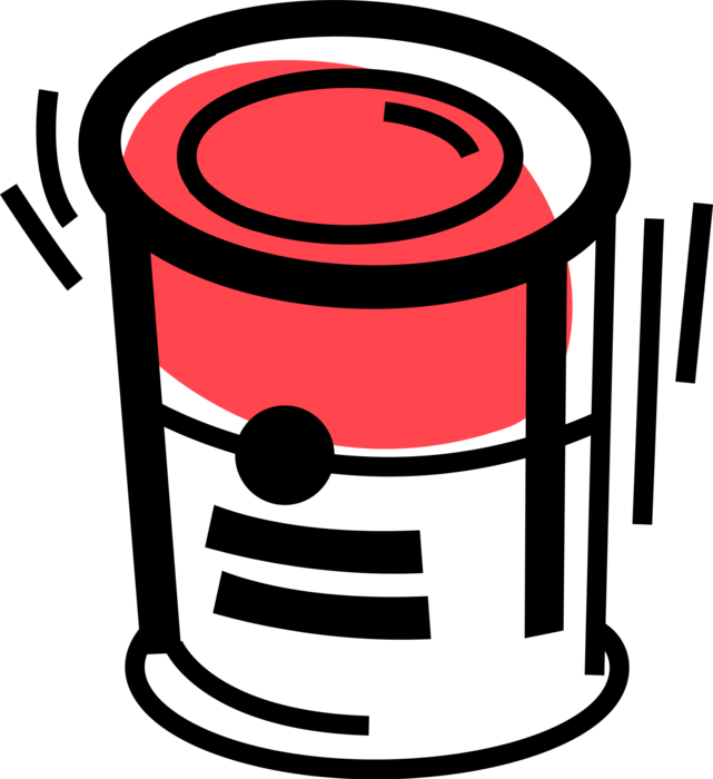Vector Illustration Of Canned Food Soup Tin Can - Vector Illustration Of Canned Food Soup Tin Can (641x700)