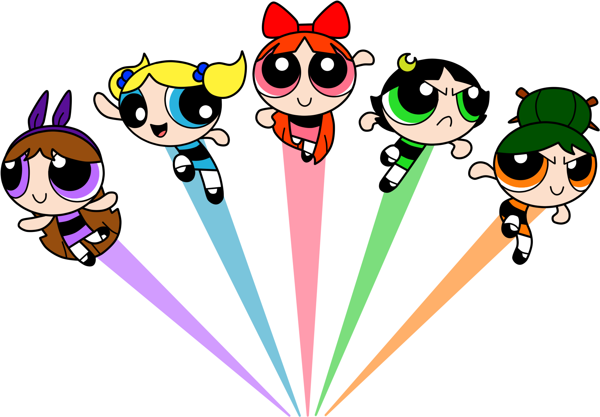 Powerpuff Girls Five By Edugreen Powerpuff Girls Five - All 5 Powerpuff Girls (2000x1500)