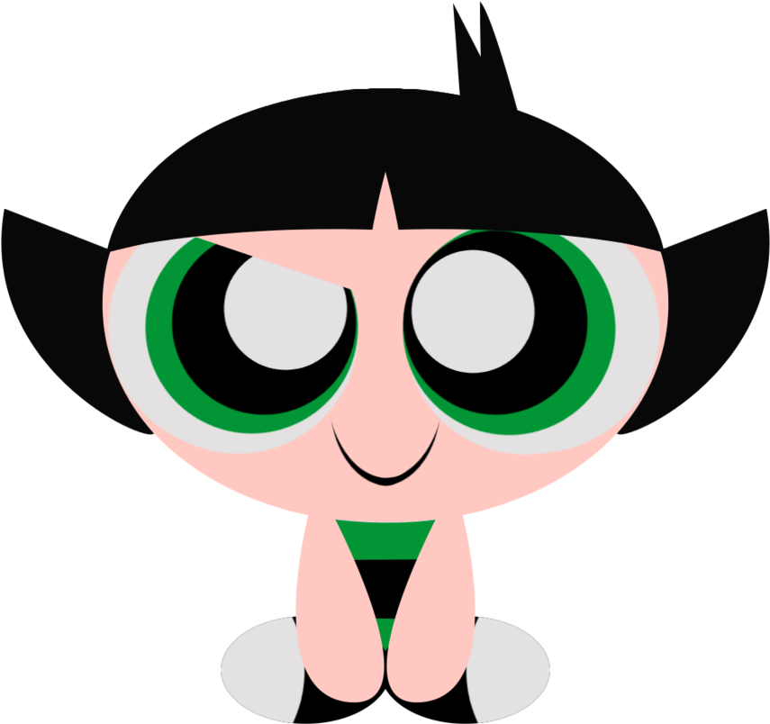 Buttercup Vector By Marcelopaiva On Deviantart Powerpuff - Digital Art (1024x1024)