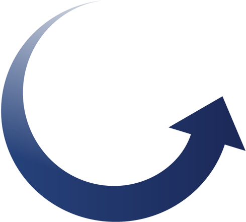 A28 Curvedarrow Dark - Round Arrow Icon Png (500x456)