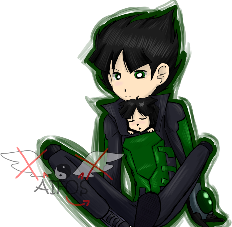 Butch And Buttercup Neko By Aifos-art - Anime Butch Buttercup Powerpuff Girls (1024x768)