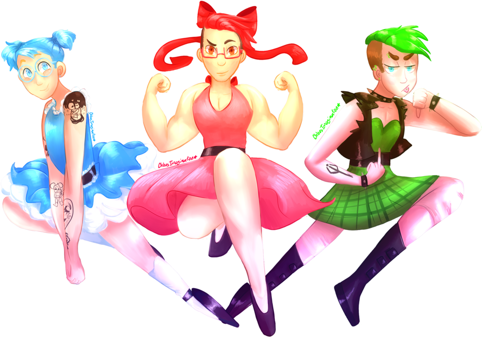 Powerpuff Girls By Chloesimagination - The Powerpuff Girls (1024x768)