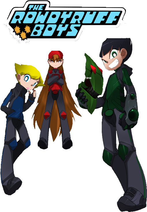 The Rowdyruff Boys - Powerpuff Girls (562x740)