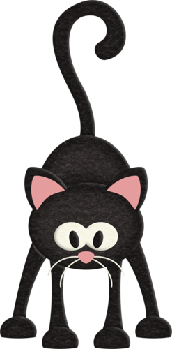 Cutepictures Альбом «скрап Наборы / Хэллоуин / Candycandy - Cat (247x500)