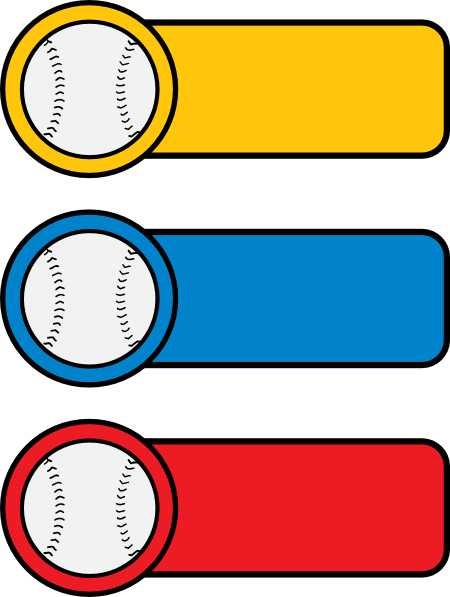 Click To See Printable Version Of Baseball Printable - Etiquetas De Beisbol (450x597)