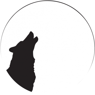 Wolf Moon 2 Gobo Projected Image - Best Moon Silhouette (400x400)