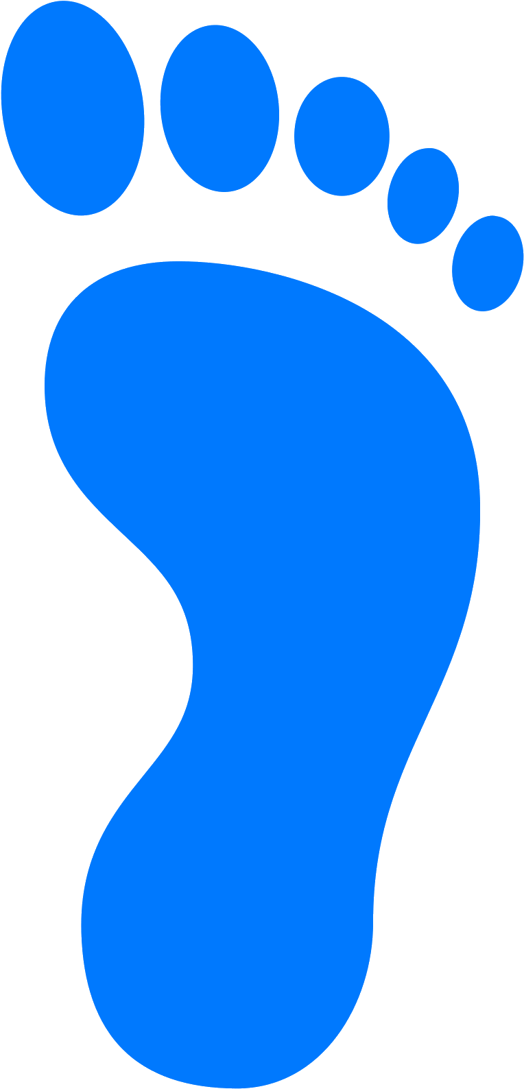 Computer Icons Footprint Clip Art - Foot Print Black And White (1600x1600)