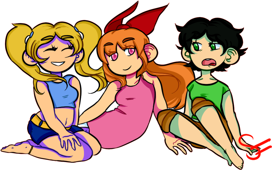 The Powerpuff Girls By Squishycrabb - The Powerpuff Girls (1024x683)