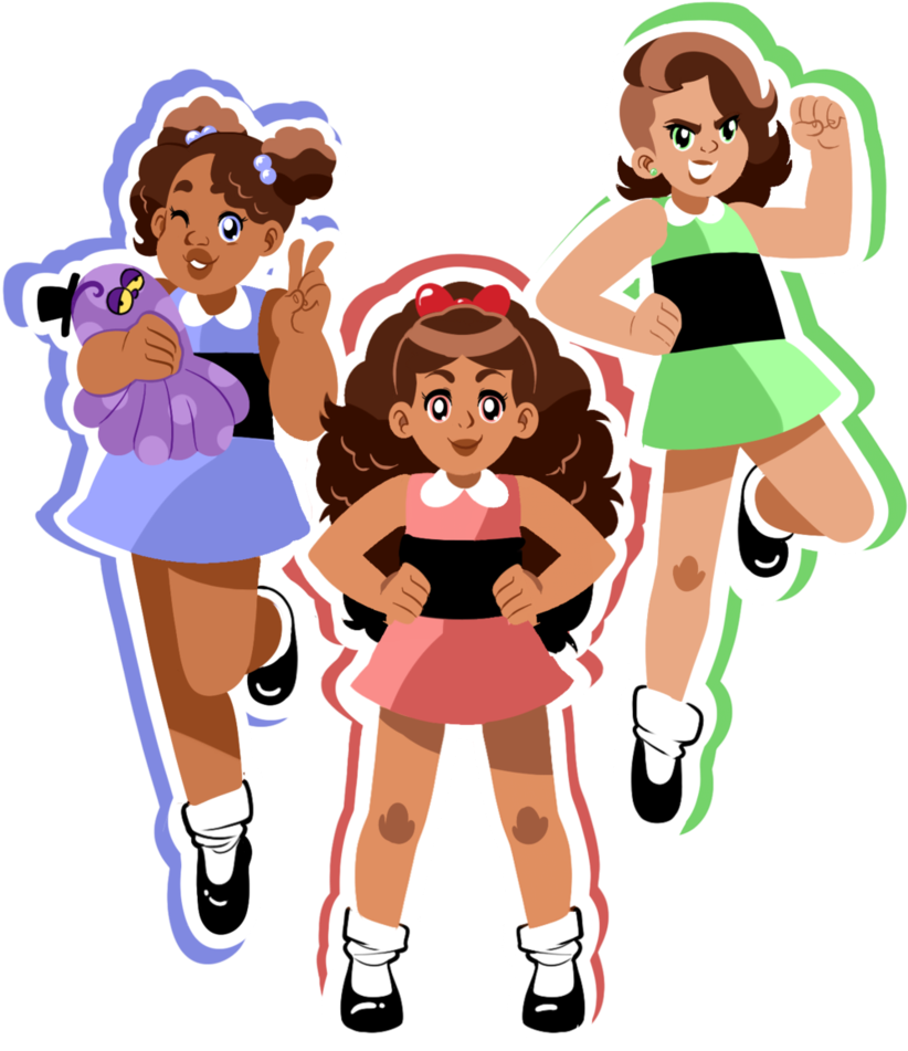 Powerpuff Girls Recast By - Cartoon (839x951)