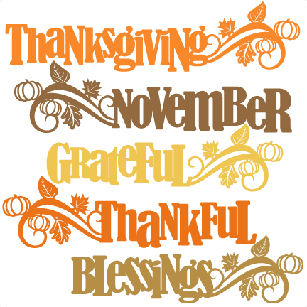Thanksgiving Word Titles Svg Scrapbook Cut File Cute - Free Thanksgiving Svg Files (432x432)
