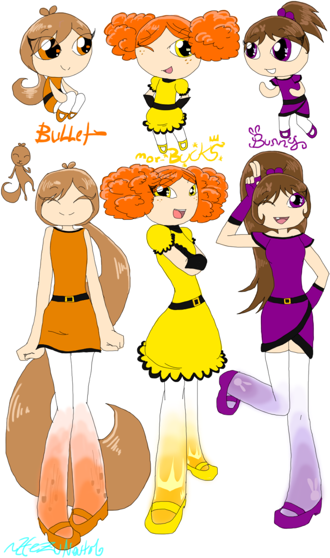 Other Powerpuff Girls By Hezuneutral - Human Behavior (670x1191)