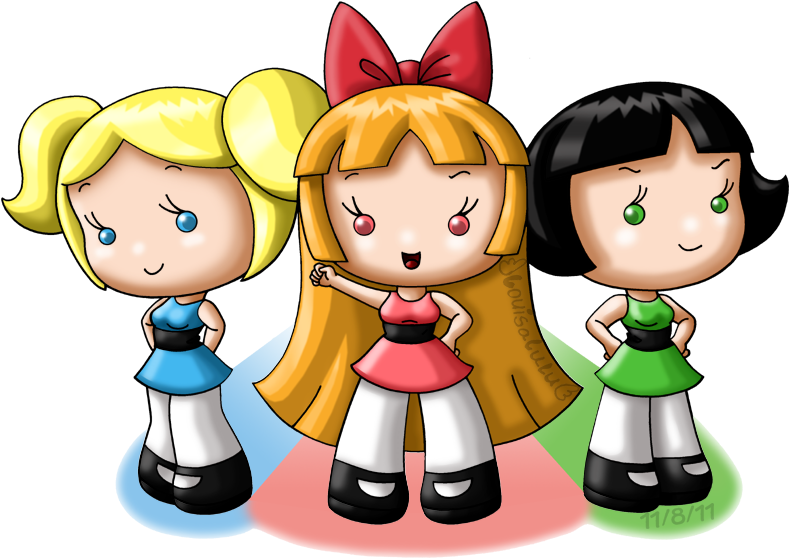 Powerpuff Girls By Louisalulu - The Powerpuff Girls (833x584)