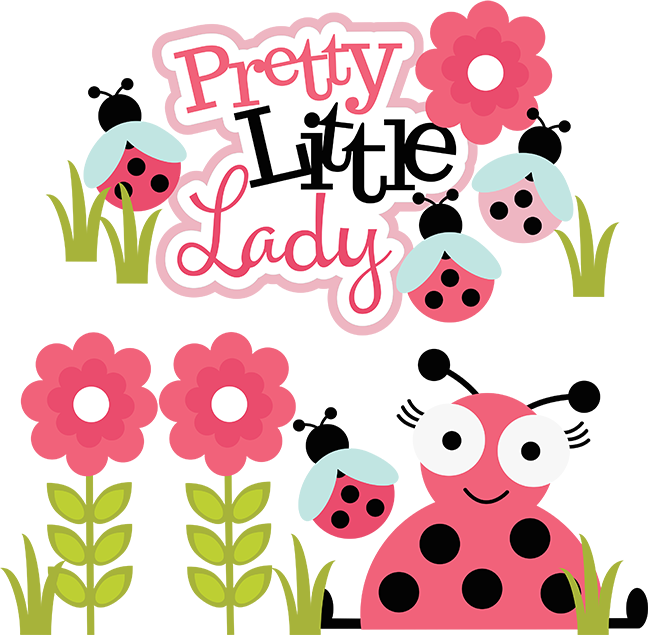 Pretty Little Lady Svg - Clip Art (648x635)