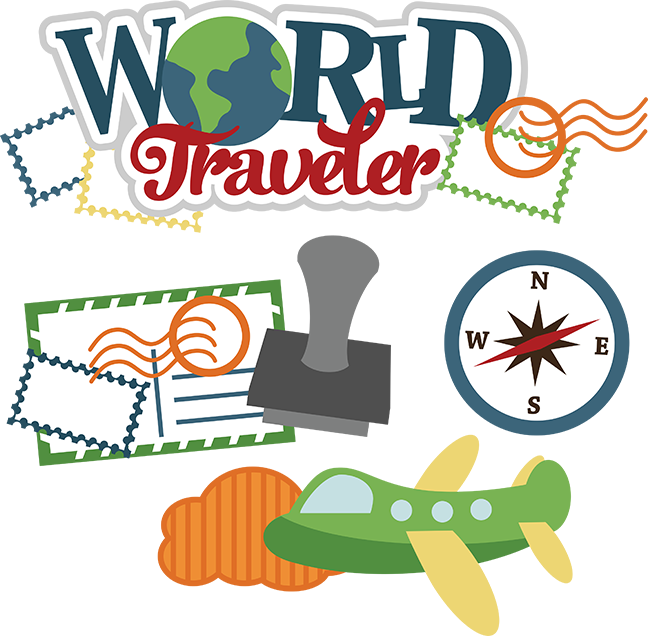 World Traveler Svg Vacation Svg File Traveling Svg - World Traveler Clipart (648x638)