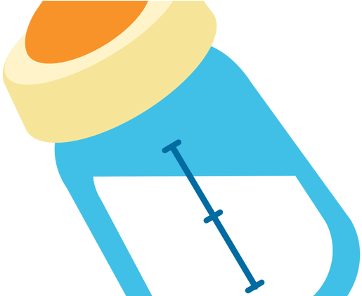 Baby Milk Bottle Png Clipart Best Cartoon Image For - Baby Shower Vector Png (640x420)