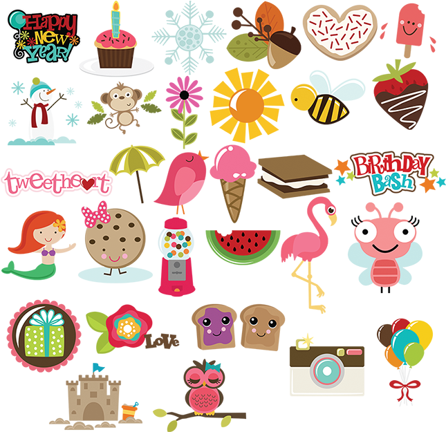 Freebies Kawaii - Scalable Vector Graphics (648x648)