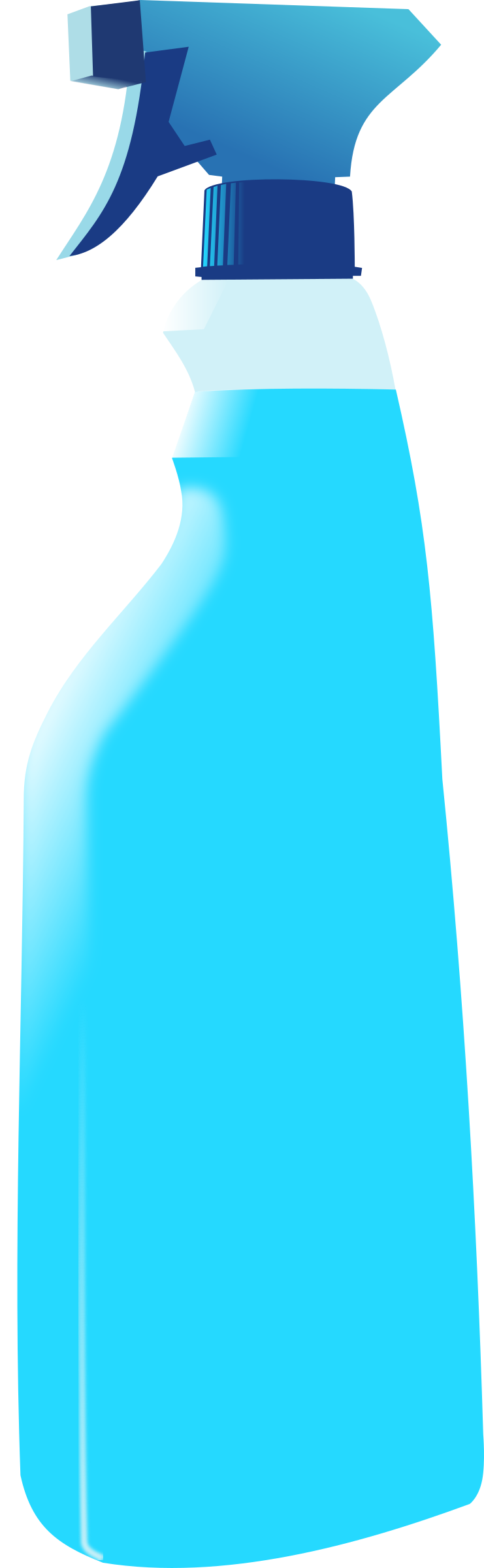 Cleaning Bottle, Plastic, Squirt, Packaging, Cleaning - Cleaning Bottle Png (741x2400)
